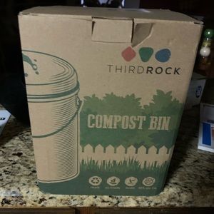 Thirdrock Compost Bin, NIB, Cream